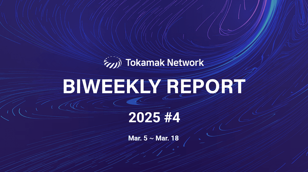 Tokamak Economics Whitepaper is now officially v1.1